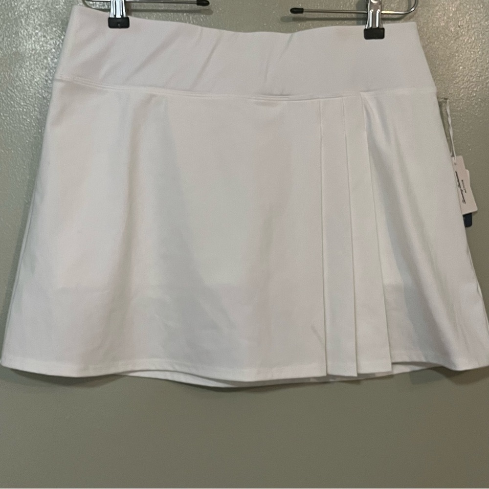 Tommy Bahama Active Pleaded Side Elegant White Women's Skort Golf Tennis L NWT